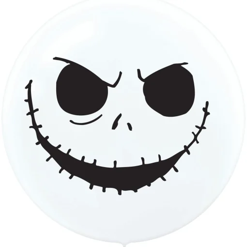 Party City The Nightmare Before Christmas|2Ct, 24In, Jack Skellington Latex Balloons The Nightmare Before Christmas