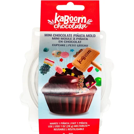 Party City Bakeware|Cupcake-Shaped Chocolate Pi Ata Mold, 5.3In X 3.9In - Kaboom Chocolaka