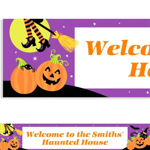 Party City Decorations|Custom Witch's Crew Banner