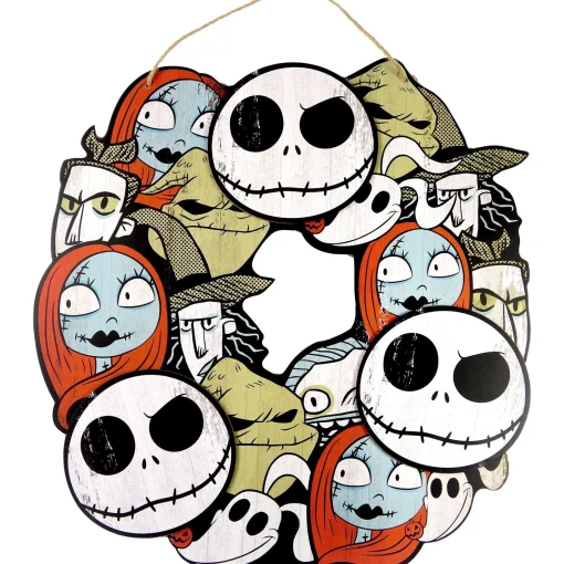 Party City Door Décor & Signs|Disney Nightmare Before Christmas Wreath