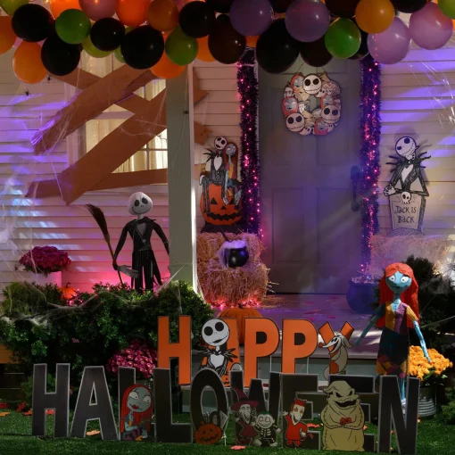 Party City Door Décor & Signs|Disney Nightmare Before Christmas Wreath
