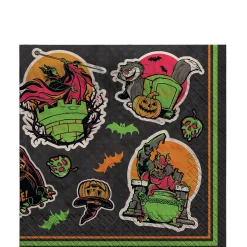 Party City Disney Villains|Disney Villains Halloween Paper Lunch Napkins, 6.5In, 36Ct