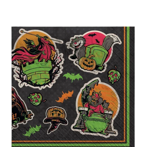 Party City Decorations|Disney Villains Halloween Party Kit For 18 Guests