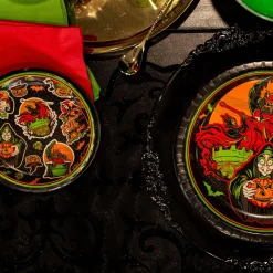 Party City Disney Villains|Disney Villains Halloween Paper Dessert Plates, 6.75In, 18Ct