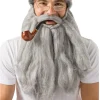 Party City Facial Hair-Father Time Grey Beard
