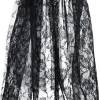 Party City Headbands, Tails-Floral Black Lace Veil - Day Of The Dead