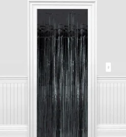 Party City Spiderweb Night|Foil Fringe Doorway Curtain, 3Ft X 8Ft