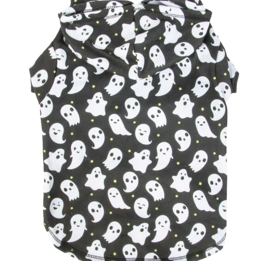 Party City Dog & Pet Costumes-Ghost Print Dog Hoodie
