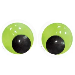 Party City Chop Shop|Giant Green Googly Eyes Photo Booth Props 2Ct