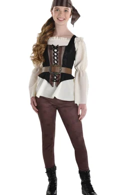 Girl Party City Pirate|Girls' Shipwrecked Pirate Costume