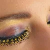 Party City Makeup-Glitter Gold Eyelashes