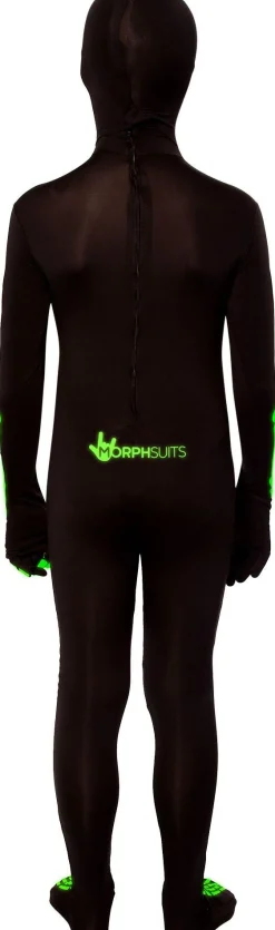 Boy Party City Scary|Glow-In-The-Dark Skeleton Morphsuit Costume For Kids