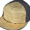 Party City Hats-Gold Studded Hip Hop Hat