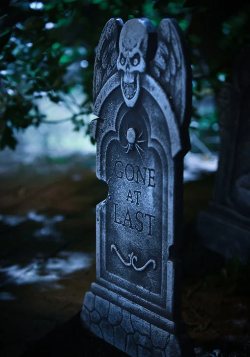 Party City Tombstones & Fencing|Gone At Last Tombstone, 14In X 22In