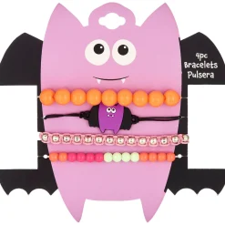 Party City Favors & Favor Bags|Halloween Bat Bracelets, 4Pc