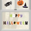 Party City Spooky Friends|Halloween Friends Gel Cling Decals 17Ct
