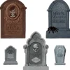 Party City Yard Stakes & Signs|Halloween Tombstone Set, 5Pc