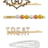 Party City Headbands, Tails-Halloween Treat Bobby Pin & Hair Clip Set, 4Pc