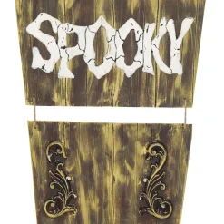 Party City Animatronics|Hanging Coffin With Animated Skull, 5Ft - Halloween Decoration
