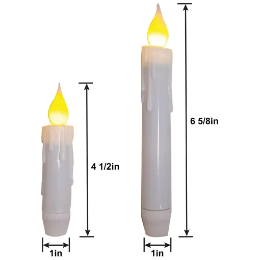 Party City Window & Wall Décor|Harry Potter Floating Plastic Led Candles, 10Ct