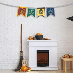 Party City Harry Potter Hogwarts|Hogwarts Felt Pennant Banner, 6Ft - Harry Potter