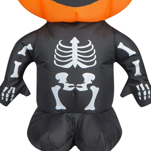 Party City Spooky Friends|Inflatable Halloween Pumpkin Boy Decoration, 19.6In