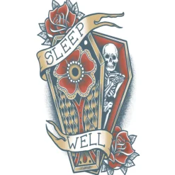 Party City Makeup-Japanese-Style Red Dragon Temporary Tattoo Sleeve, 3Pc