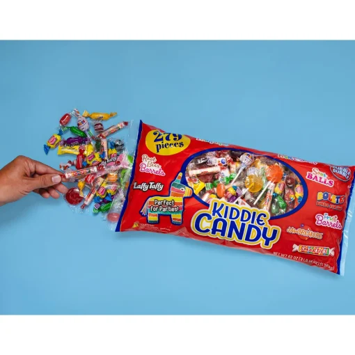 Party City Bulk Candy-Kiddie Candy Mix, 240Pc