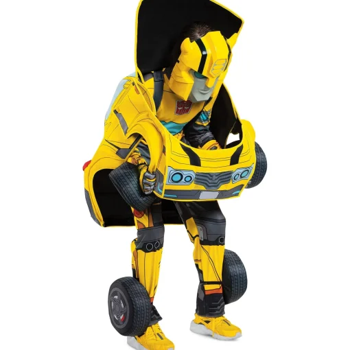 Boy Party City Superhero|Kids' Converting Bumblebee Deluxe Costume - Transformers