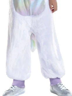 Girl Party City Animal & Bug|Kids' Iridescent Unicorn One Piece Zipster Costume