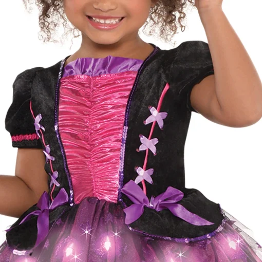 Girl Party City Witch|Kids' Light-Up Sparkle Witch Deluxe Costume