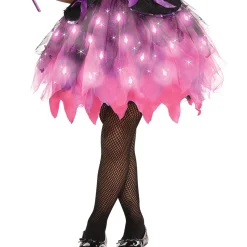 Girl Party City Witch|Kids' Light-Up Sparkle Witch Deluxe Costume