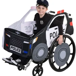 Boy Party City Career|Kids' Police Car Wheelchair Costume