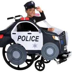 Boy Party City Career|Kids' Police Car Wheelchair Costume
