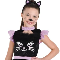 Girl Party City Animal & Bug|Kids' Skeleton Cat Transforming Costume