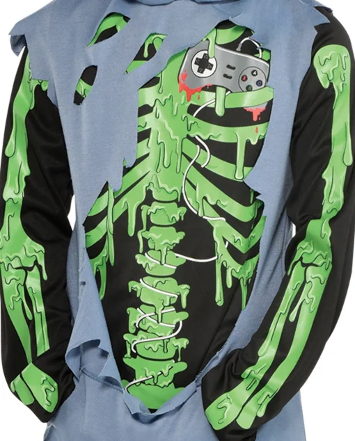 Boy Party City Scary|Kids' Zombie Gamer Glow-In-The-Dark Costume