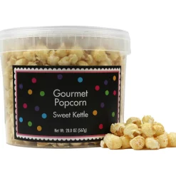 Party City Candy Buffet By Color-Kiwi Green & White Team Colors Gourmet Popcorn, 40Oz - Green Apple & Sweet Kettle