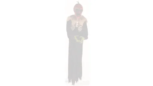 Party City Hanging Props|Light-Up & Talking Jack-O'-Lantern Ghoul Hanging Decoration, 6Ft