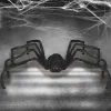 Party City Creatures|Light-Up Animated Giant Walking Spider Fabric & Foam Decoration With Sounds, 39.4In