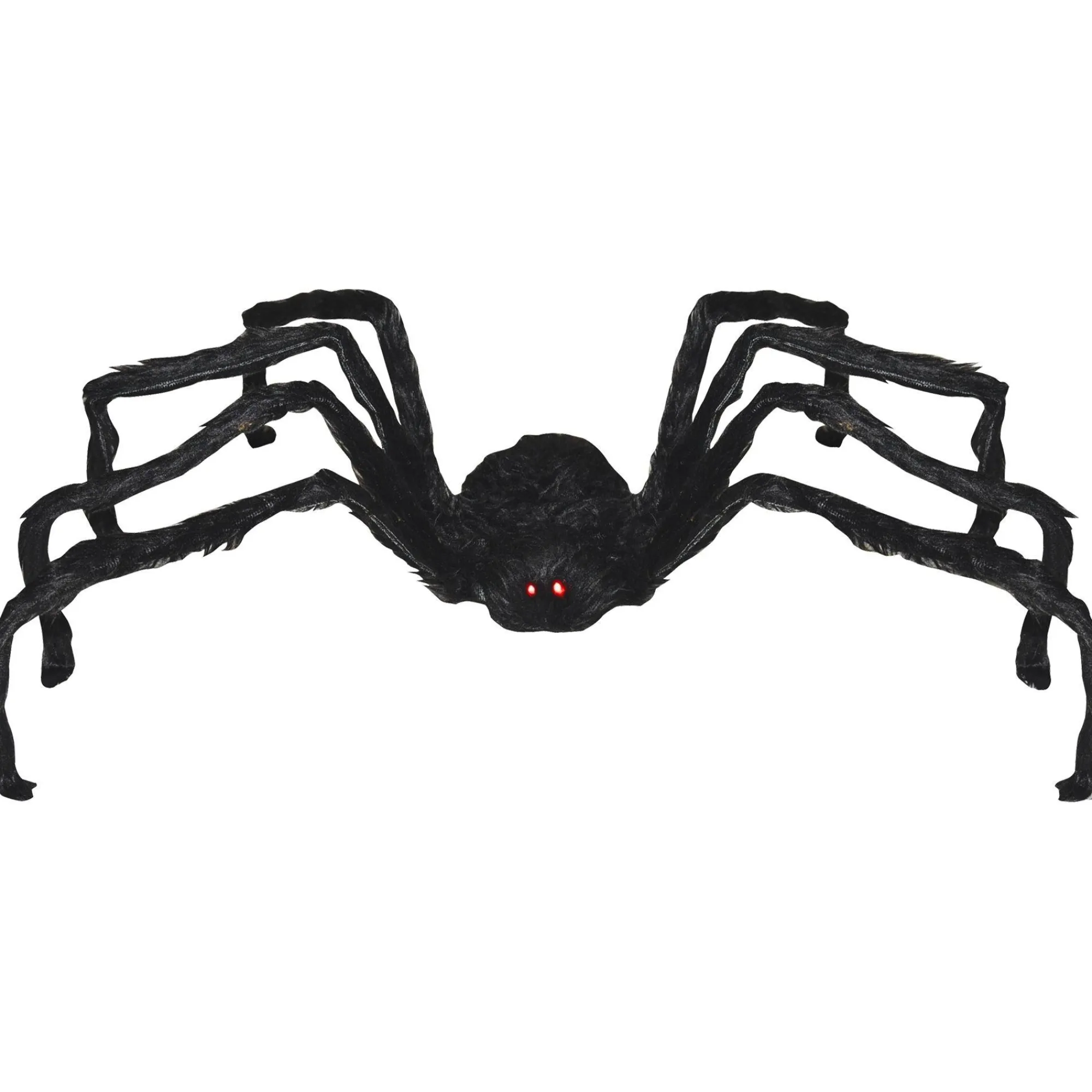 Party City Creatures|Light-Up Animated Giant Walking Spider Fabric & Foam Decoration With Sounds, 39.4In