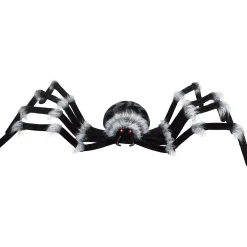 Party City Spiders & Webbing|Light-Up Hairy Black Spider
