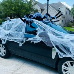 Party City Spiders & Webbing|Light-Up Hairy Black Spider