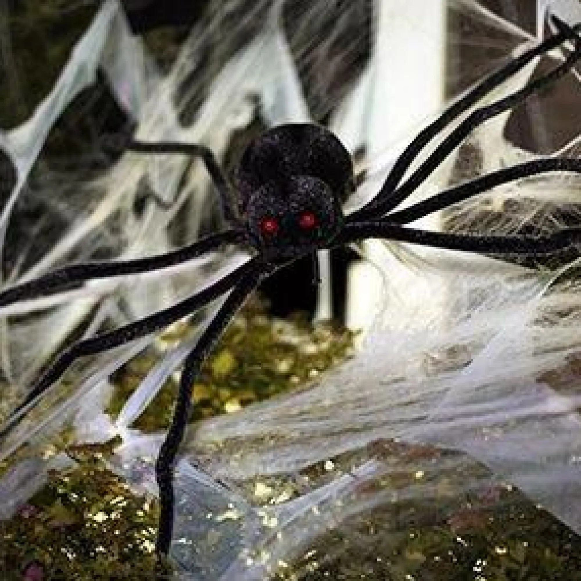 Party City Spiders & Webbing|Light-Up Hairy Poseable Spider