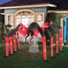 Party City Inflatables & Blow-Ups|Light-Up Red & Black Giant Spider Inflatable Yard Decoration, 9Ft X 6Ft