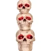 Party City Boneyard Glam|Light-Up Three Skulls Totem Decoration, 27.5In