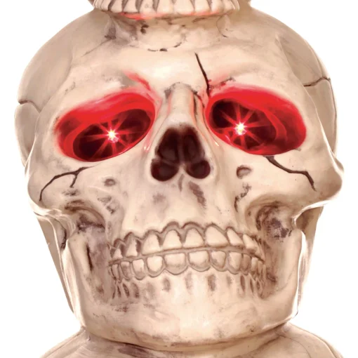 Party City Skeletons|Light-Up Three Skulls Totem Decoration, 27.5In