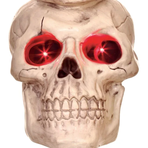 Party City Skeletons|Light-Up Three Skulls Totem Decoration, 27.5In