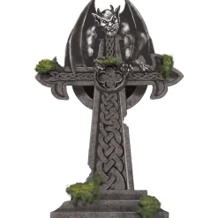 Party City Tombstones & Fencing|Living Gargoyle Tombstone, 9.8In X 19.2In