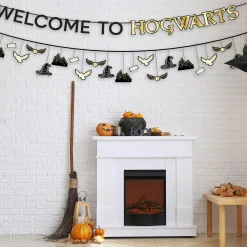Party City Window & Wall Décor|Metallic Harry Potter Cardstock Banners, 12Ft, 2Ct