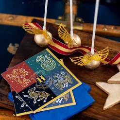 Party City Harry Potter Hogwarts|Metallic Hogwarts United Paper Lunch Napkins, 6.5In, 16Ct - Harry Potter